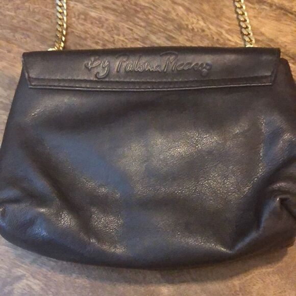 Vintage Paloma Picasso Iconic Leather Crossbody Bag Brown-numbered authentic - Picture 6 of 10